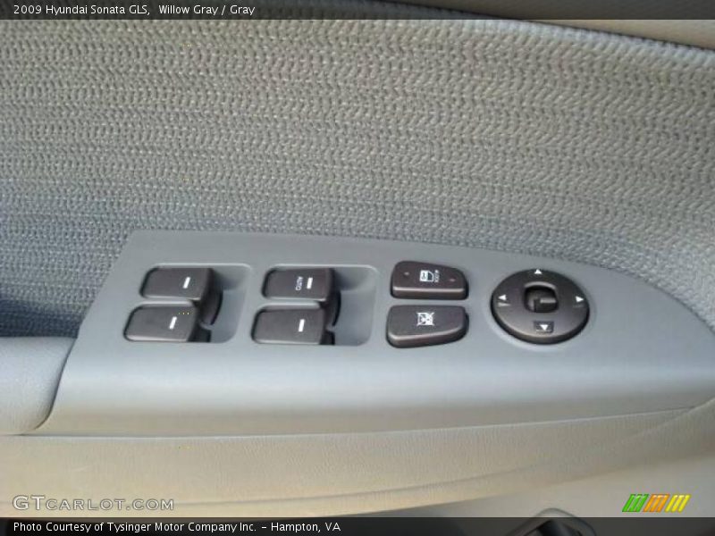 Willow Gray / Gray 2009 Hyundai Sonata GLS