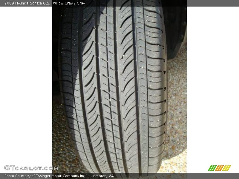 Willow Gray / Gray 2009 Hyundai Sonata GLS