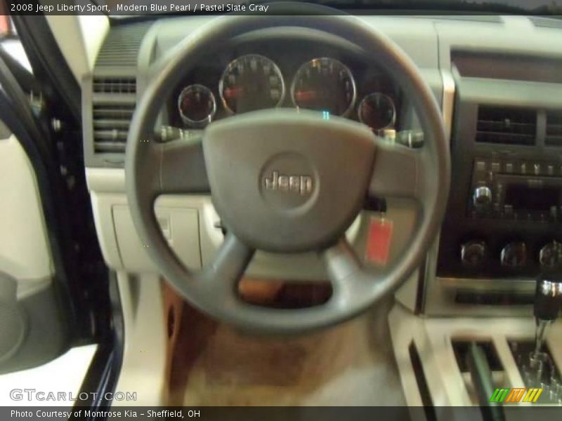 Modern Blue Pearl / Pastel Slate Gray 2008 Jeep Liberty Sport