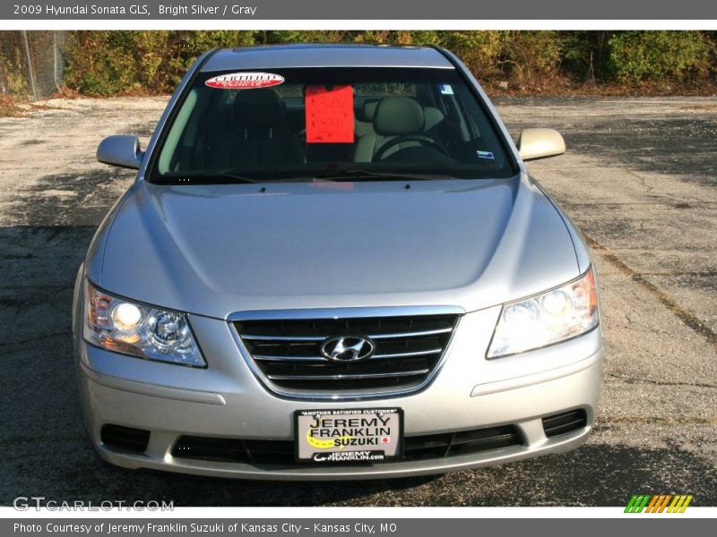 Bright Silver / Gray 2009 Hyundai Sonata GLS