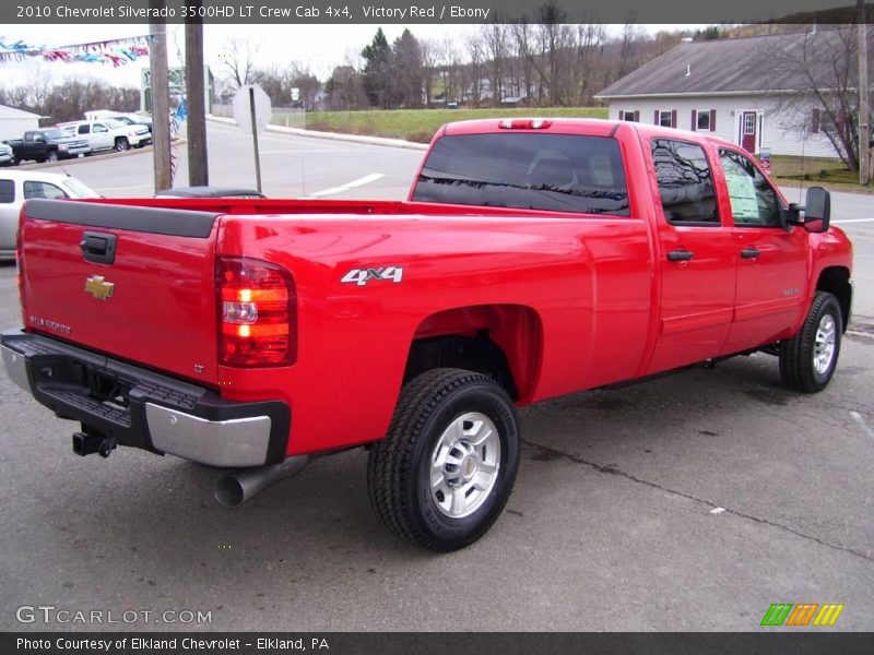 Victory Red / Ebony 2010 Chevrolet Silverado 3500HD LT Crew Cab 4x4