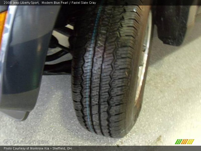 Modern Blue Pearl / Pastel Slate Gray 2008 Jeep Liberty Sport