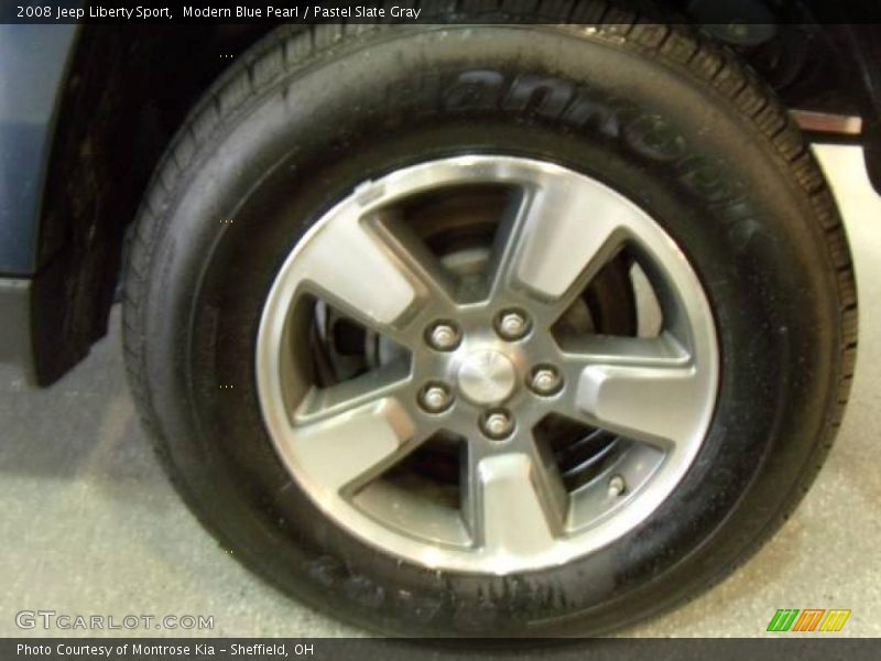 Modern Blue Pearl / Pastel Slate Gray 2008 Jeep Liberty Sport