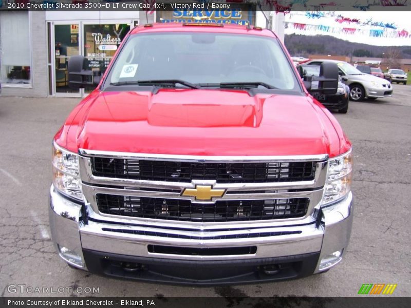 Victory Red / Ebony 2010 Chevrolet Silverado 3500HD LT Crew Cab 4x4