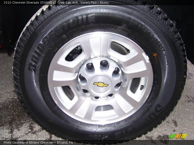 Victory Red / Ebony 2010 Chevrolet Silverado 3500HD LT Crew Cab 4x4
