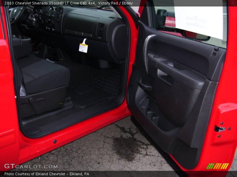 Victory Red / Ebony 2010 Chevrolet Silverado 3500HD LT Crew Cab 4x4