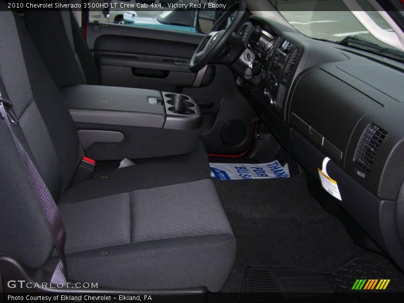 Victory Red / Ebony 2010 Chevrolet Silverado 3500HD LT Crew Cab 4x4