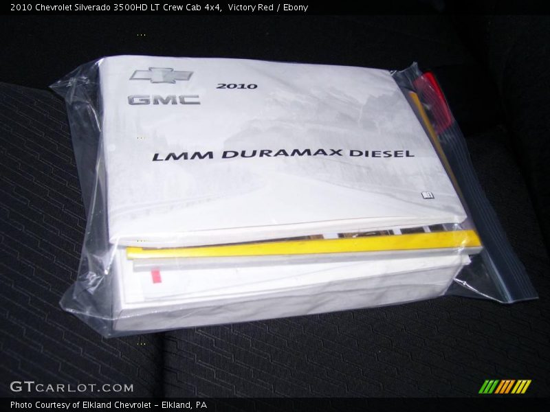 Victory Red / Ebony 2010 Chevrolet Silverado 3500HD LT Crew Cab 4x4