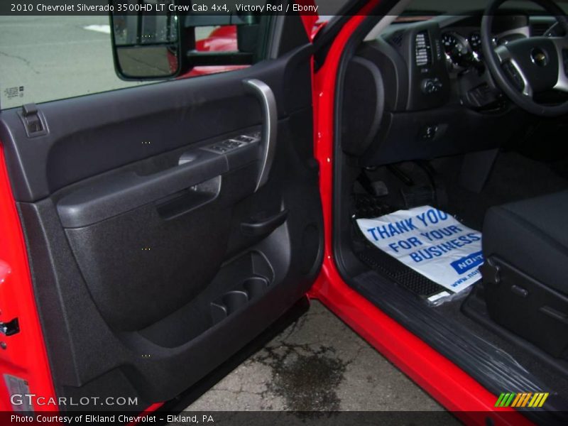 Victory Red / Ebony 2010 Chevrolet Silverado 3500HD LT Crew Cab 4x4