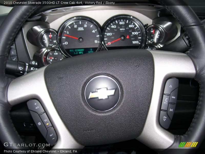 Victory Red / Ebony 2010 Chevrolet Silverado 3500HD LT Crew Cab 4x4