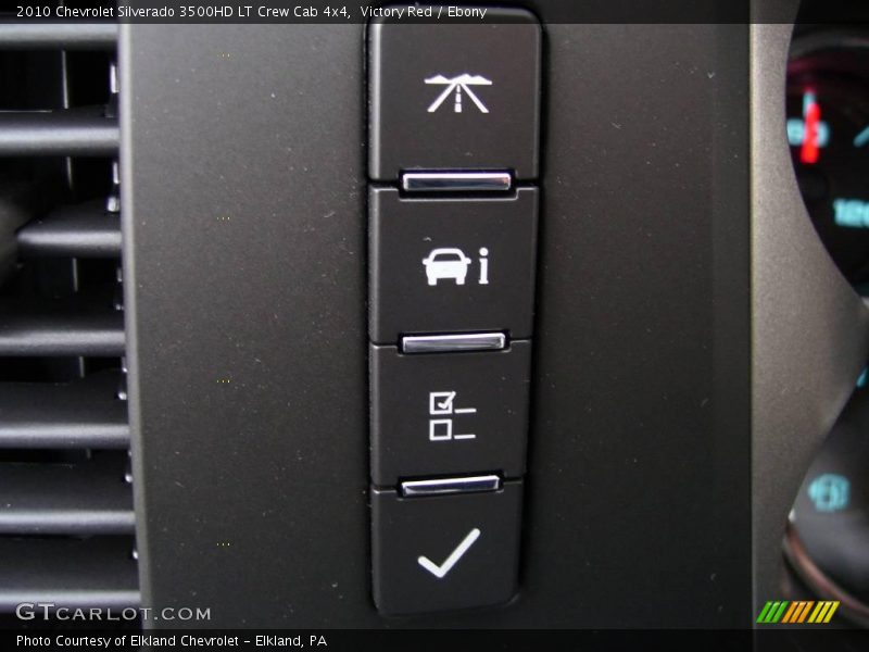 Victory Red / Ebony 2010 Chevrolet Silverado 3500HD LT Crew Cab 4x4
