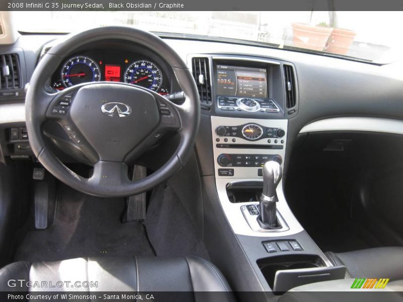 Black Obsidian / Graphite 2008 Infiniti G 35 Journey Sedan