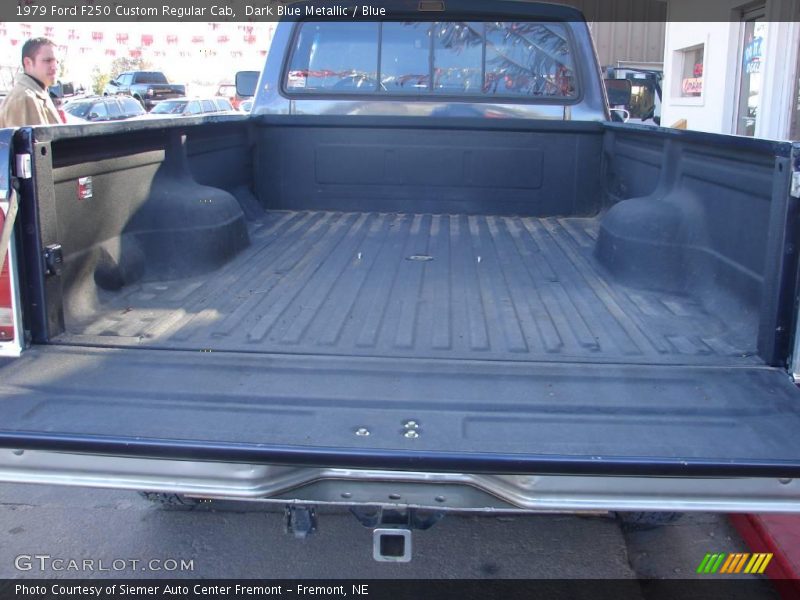 Dark Blue Metallic / Blue 1979 Ford F250 Custom Regular Cab