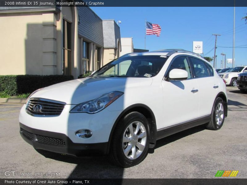 Moonlight White / Graphite 2008 Infiniti EX 35 Journey