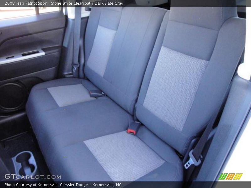 Stone White Clearcoat / Dark Slate Gray 2008 Jeep Patriot Sport
