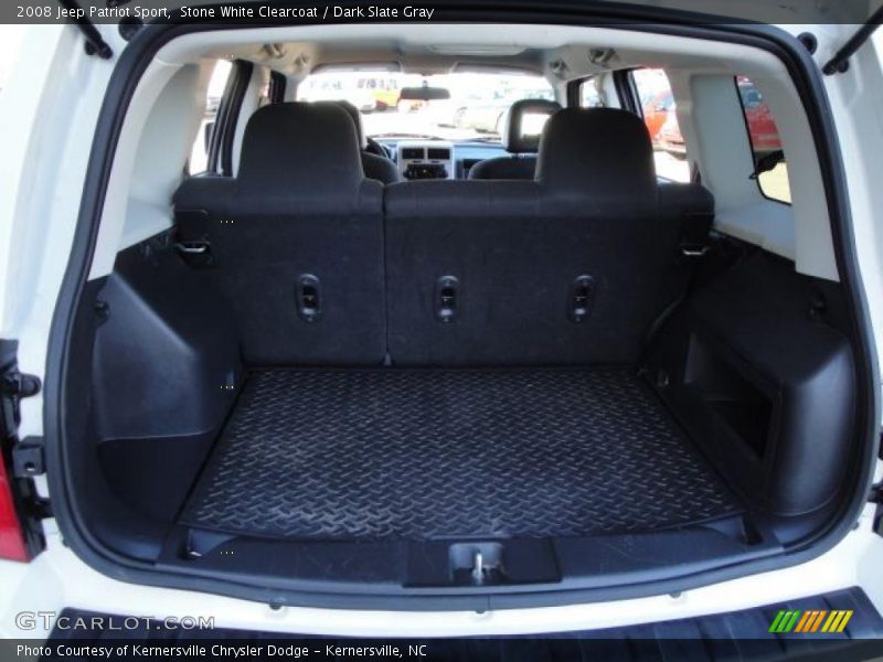 Stone White Clearcoat / Dark Slate Gray 2008 Jeep Patriot Sport