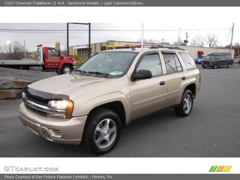 Sandstone Metallic / Light Cashmere/Ebony 2007 Chevrolet TrailBlazer LS 4x4