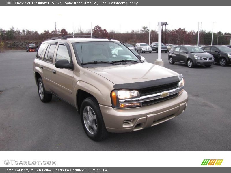 Sandstone Metallic / Light Cashmere/Ebony 2007 Chevrolet TrailBlazer LS 4x4