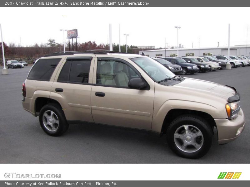 Sandstone Metallic / Light Cashmere/Ebony 2007 Chevrolet TrailBlazer LS 4x4