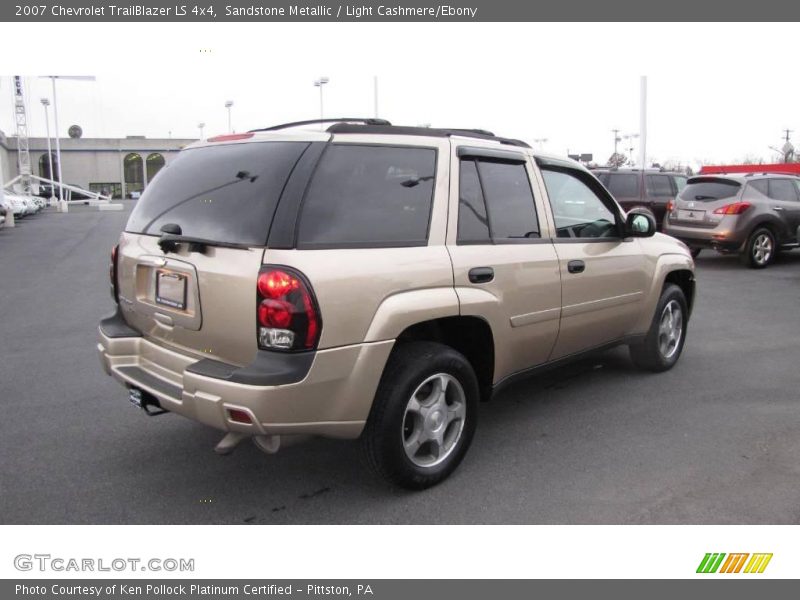 Sandstone Metallic / Light Cashmere/Ebony 2007 Chevrolet TrailBlazer LS 4x4
