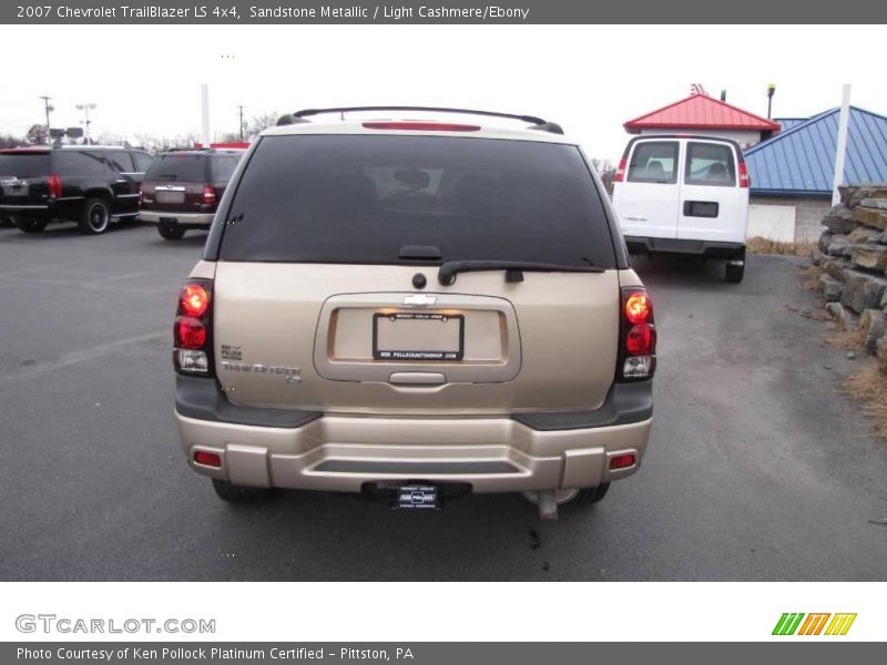 Sandstone Metallic / Light Cashmere/Ebony 2007 Chevrolet TrailBlazer LS 4x4