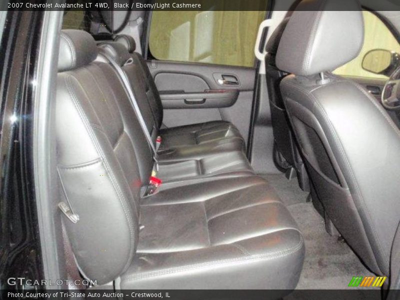 Black / Ebony/Light Cashmere 2007 Chevrolet Avalanche LT 4WD