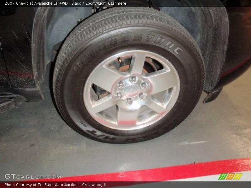 Black / Ebony/Light Cashmere 2007 Chevrolet Avalanche LT 4WD