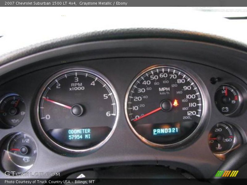 Graystone Metallic / Ebony 2007 Chevrolet Suburban 1500 LT 4x4