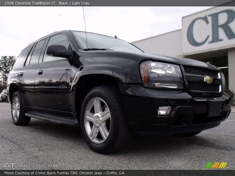 Black / Light Gray 2008 Chevrolet TrailBlazer LT