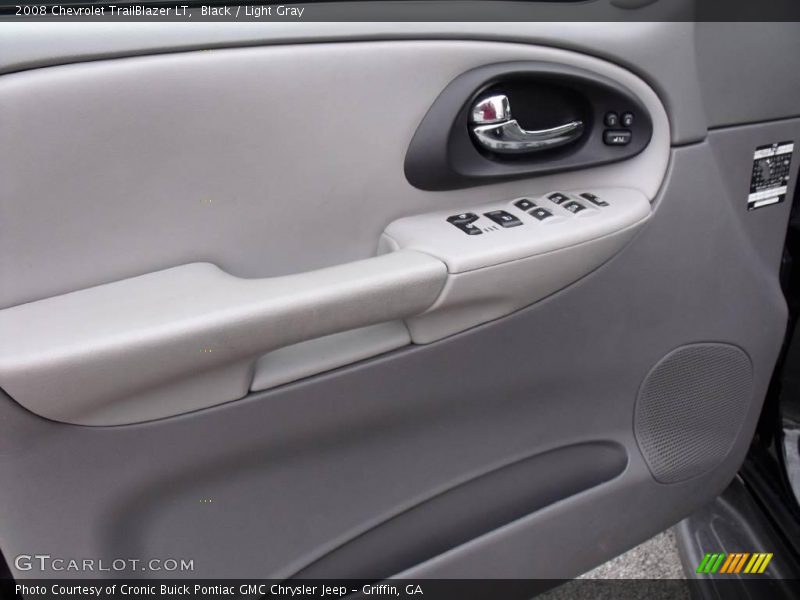 Black / Light Gray 2008 Chevrolet TrailBlazer LT