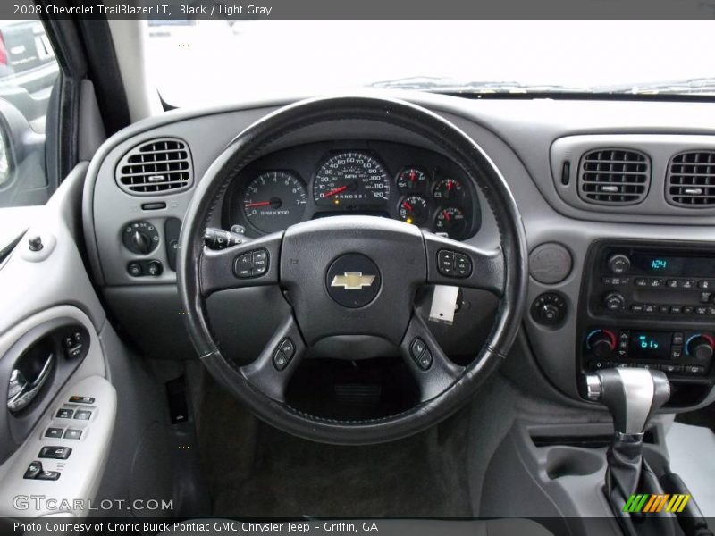 Black / Light Gray 2008 Chevrolet TrailBlazer LT