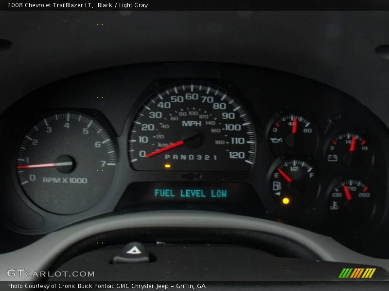 Black / Light Gray 2008 Chevrolet TrailBlazer LT