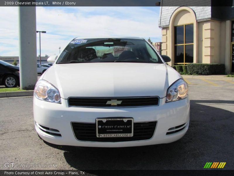 White / Ebony 2009 Chevrolet Impala LT