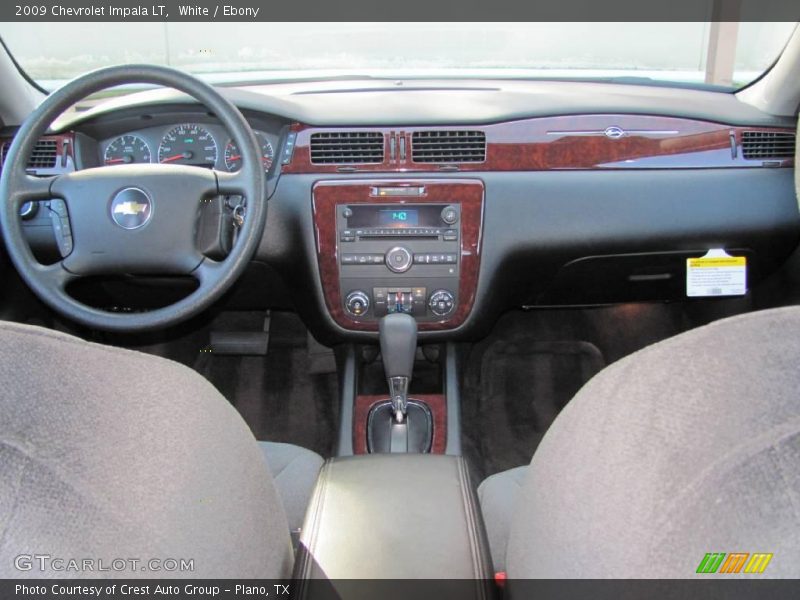 White / Ebony 2009 Chevrolet Impala LT