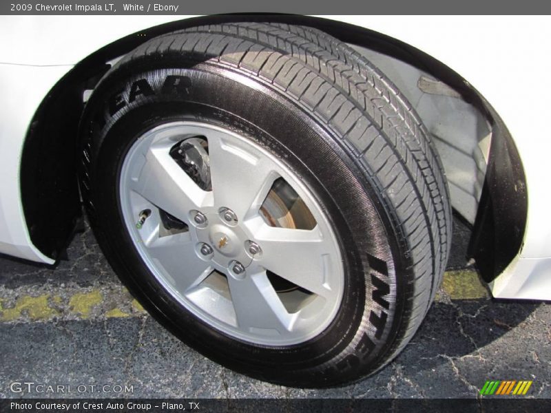 White / Ebony 2009 Chevrolet Impala LT