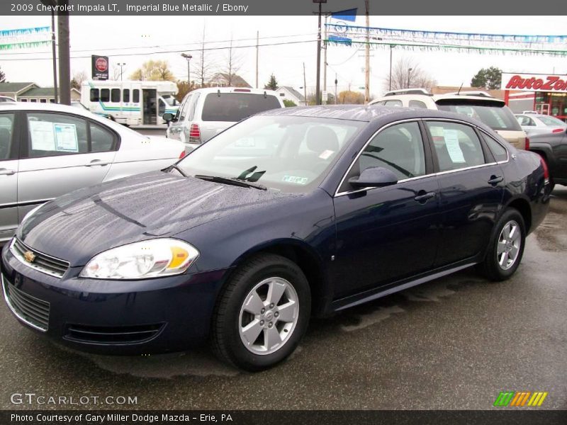 Imperial Blue Metallic / Ebony 2009 Chevrolet Impala LT