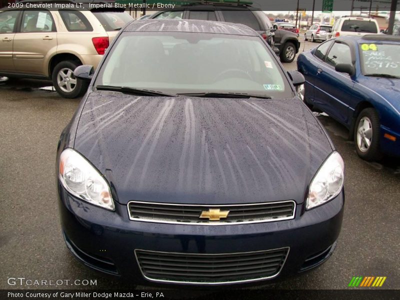 Imperial Blue Metallic / Ebony 2009 Chevrolet Impala LT