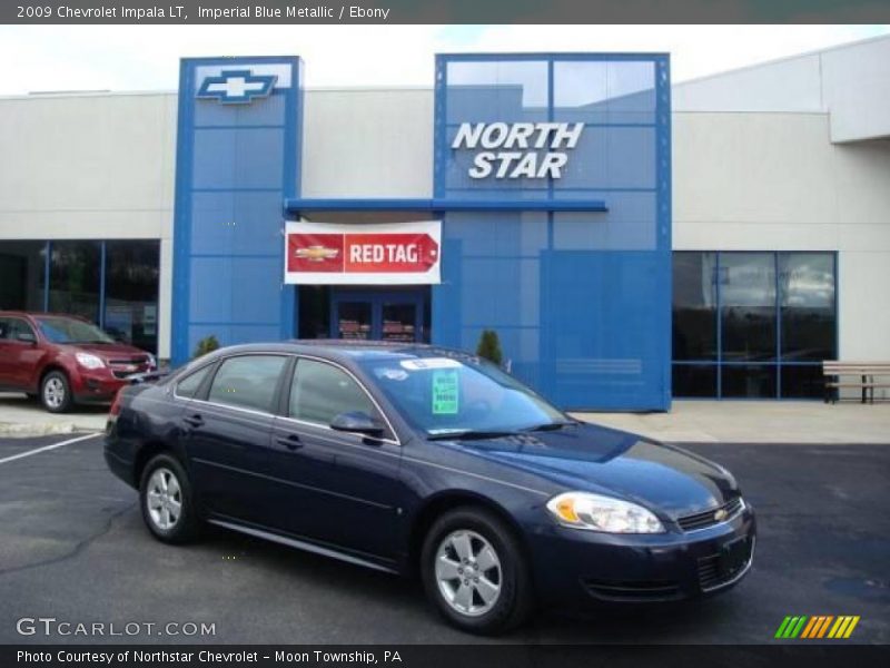 Imperial Blue Metallic / Ebony 2009 Chevrolet Impala LT