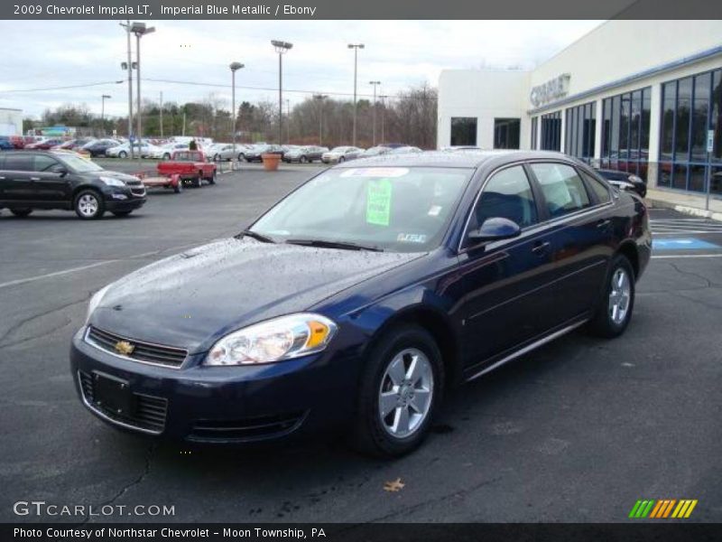 Imperial Blue Metallic / Ebony 2009 Chevrolet Impala LT