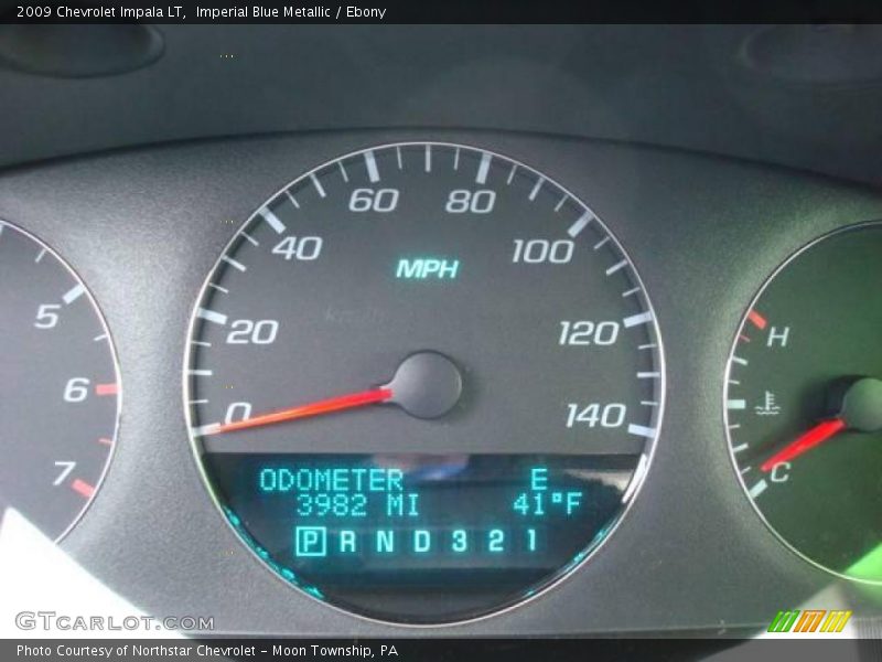 Imperial Blue Metallic / Ebony 2009 Chevrolet Impala LT
