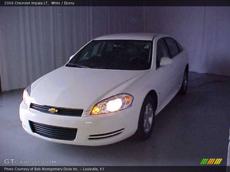 White / Ebony 2009 Chevrolet Impala LT