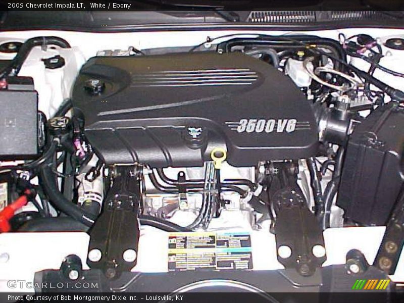White / Ebony 2009 Chevrolet Impala LT