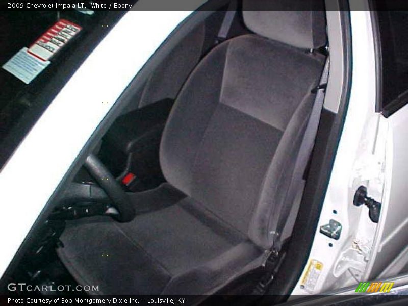 White / Ebony 2009 Chevrolet Impala LT
