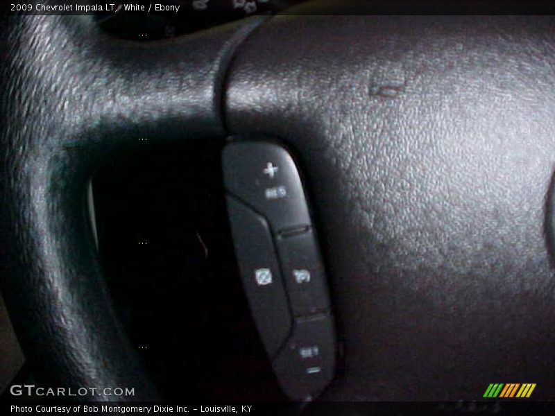 White / Ebony 2009 Chevrolet Impala LT