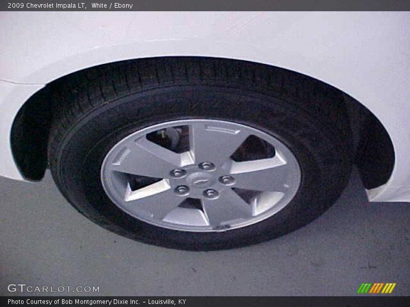 White / Ebony 2009 Chevrolet Impala LT