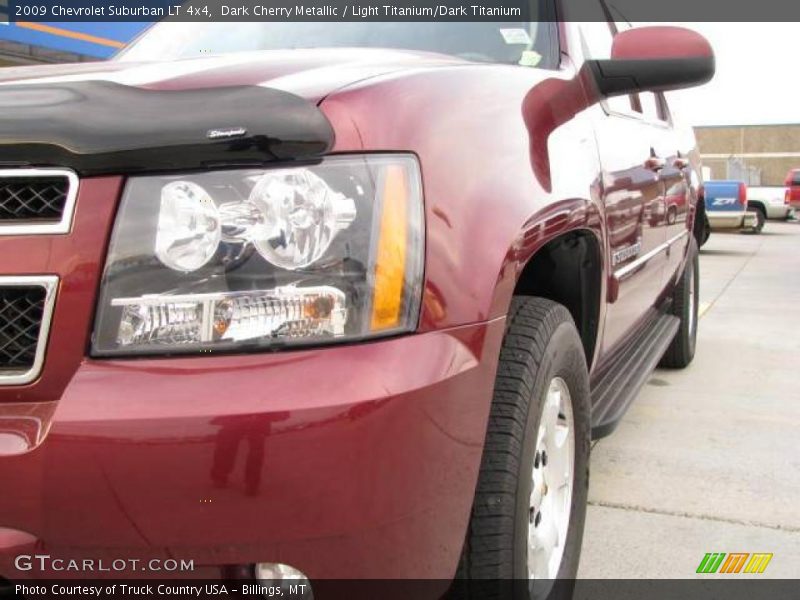 Dark Cherry Metallic / Light Titanium/Dark Titanium 2009 Chevrolet Suburban LT 4x4