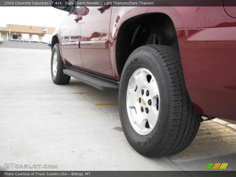 Dark Cherry Metallic / Light Titanium/Dark Titanium 2009 Chevrolet Suburban LT 4x4