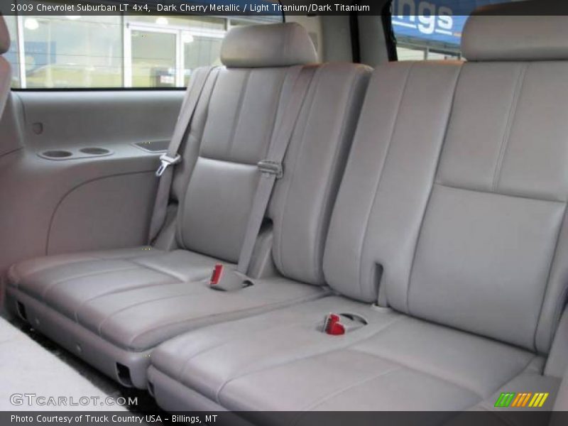 Dark Cherry Metallic / Light Titanium/Dark Titanium 2009 Chevrolet Suburban LT 4x4