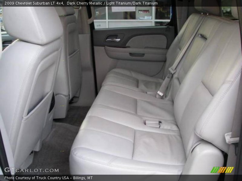 Dark Cherry Metallic / Light Titanium/Dark Titanium 2009 Chevrolet Suburban LT 4x4