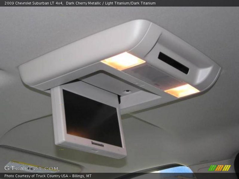 Dark Cherry Metallic / Light Titanium/Dark Titanium 2009 Chevrolet Suburban LT 4x4